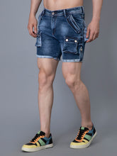 Load image into Gallery viewer, Sky Brown Cargo Shorts
