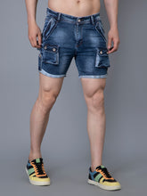 Load image into Gallery viewer, Sky Brown Cargo Shorts
