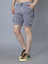 Load image into Gallery viewer, Grey Cargo Shorts
