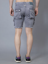 Load image into Gallery viewer, Grey Cargo Shorts
