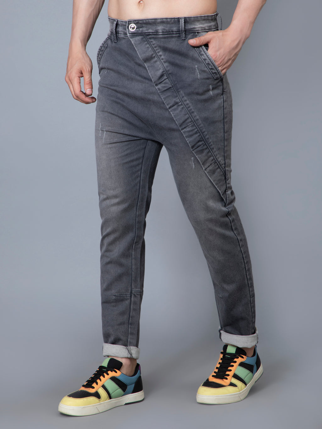 Grey Drop Crotch