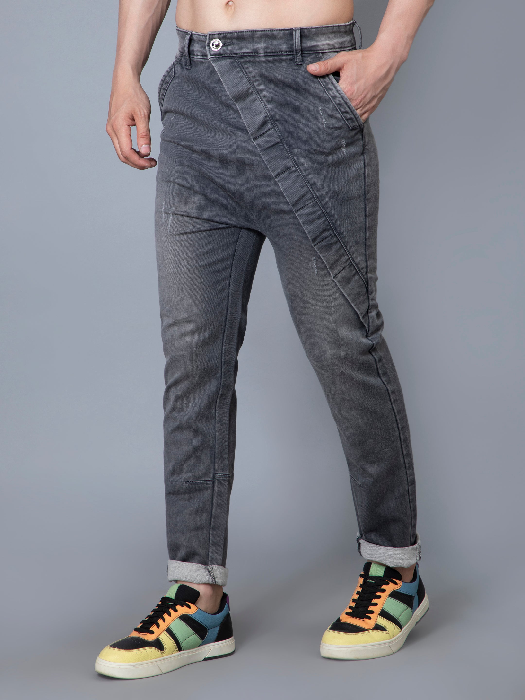 Grey Drop Crotch