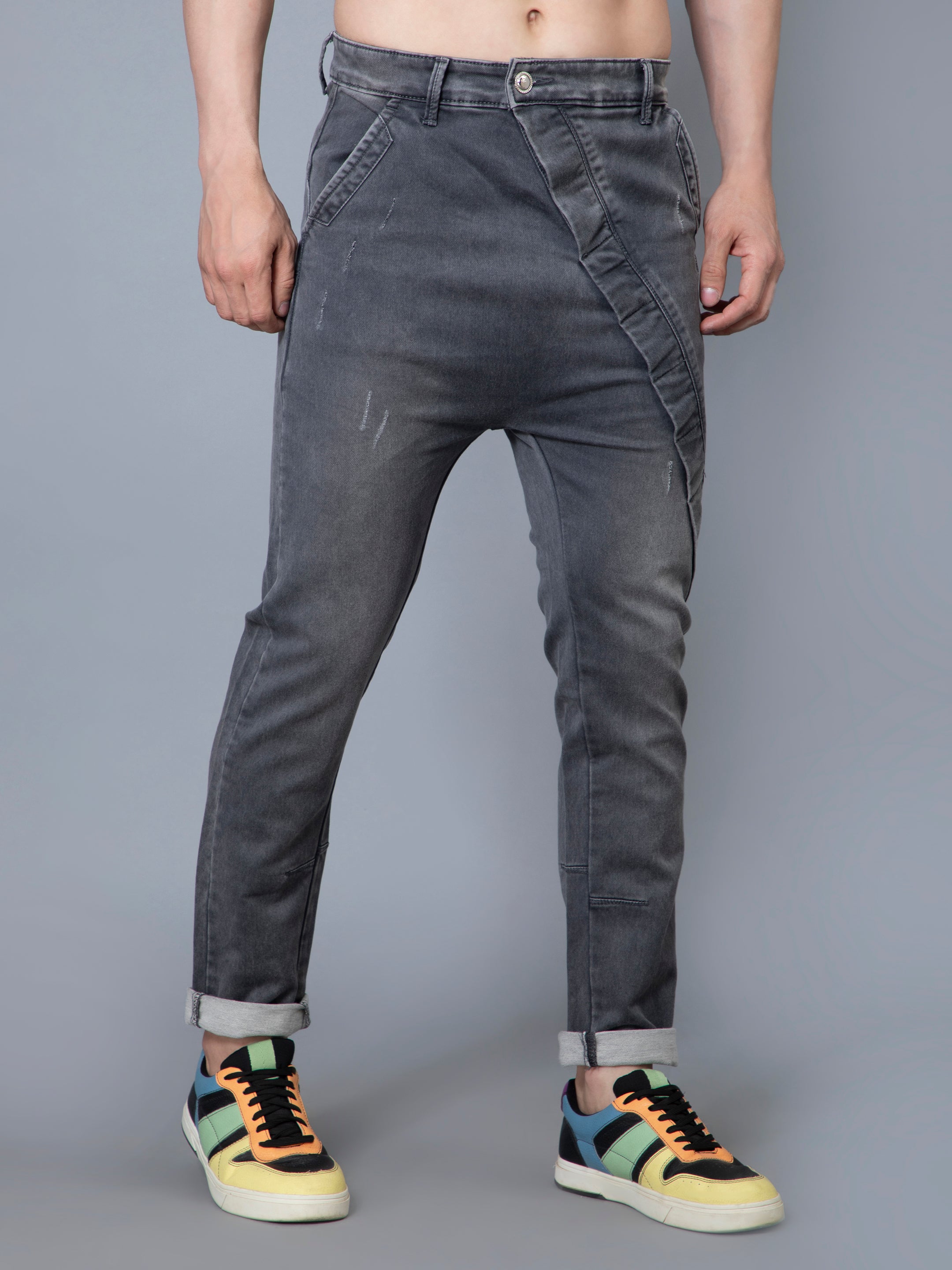 Grey Drop Crotch
